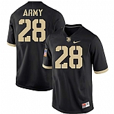 Army Black Knights 28 Nick Schrage Black College Football Jersey Dzhi,baseball caps,new era cap wholesale,wholesale hats